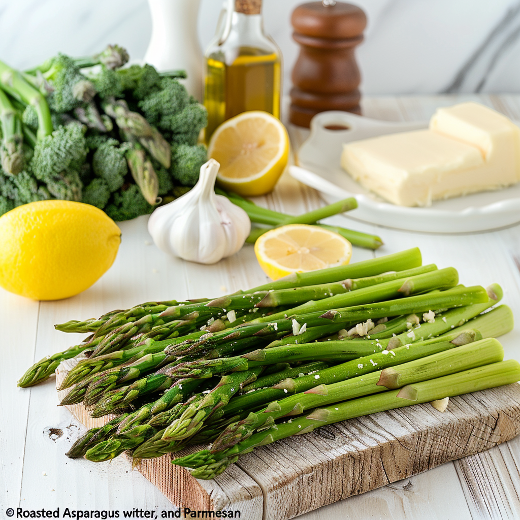 Roasted Asparagus with Lemon, Butter, and Parmesan 