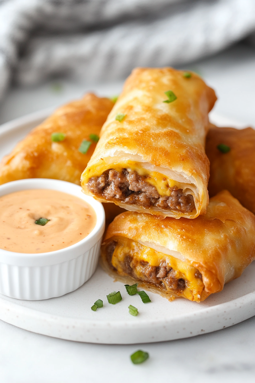 Cheeseburger Spring Rolls Disney: Theme Park Treats!