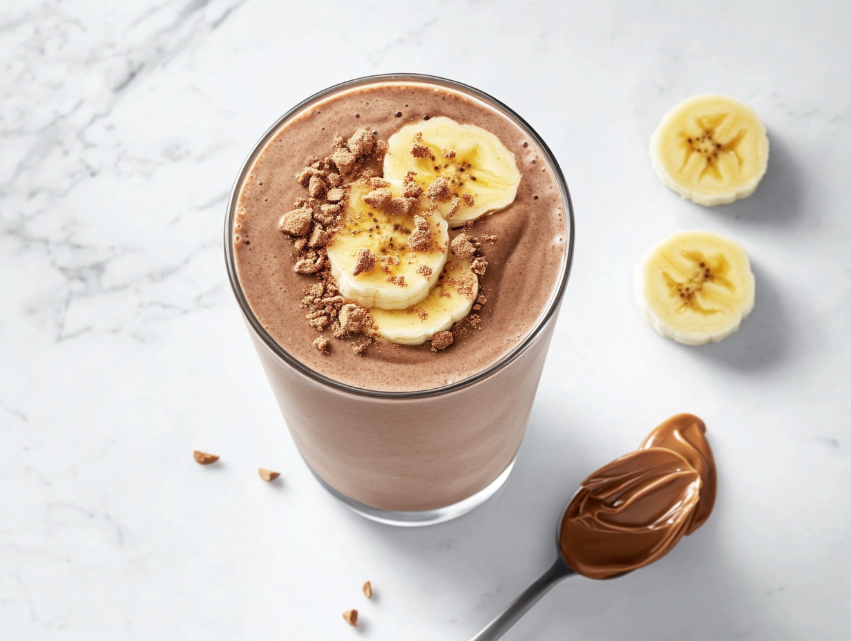 Chocolate Peanut Butter Smoothie Recipe: Creamy Delight in Every Sip!