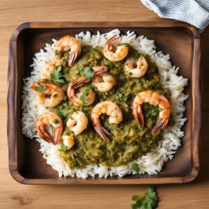 Salsa Verde Shrimp and Rice Recipe: Easy Weeknight Winner with a Mexican Twist!