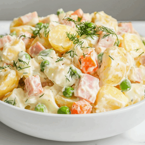 Savory Ukrainian Potato Salad (Hearty & Flavorful)