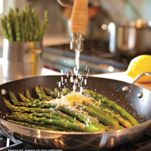 Roasted Asparagus with Lemon, Butter, and Parmesan