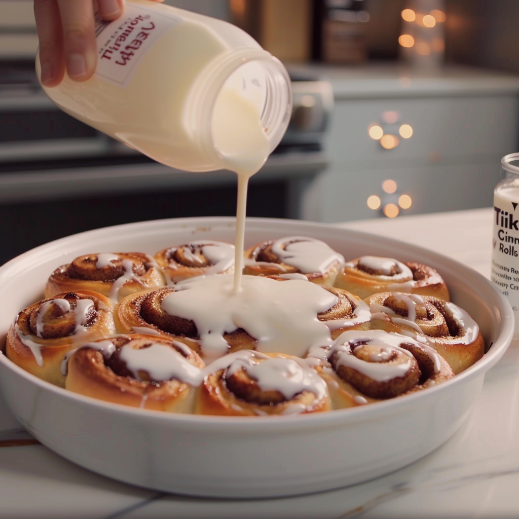Viral TikTok Cinnamon Rolls with Heavy Cream