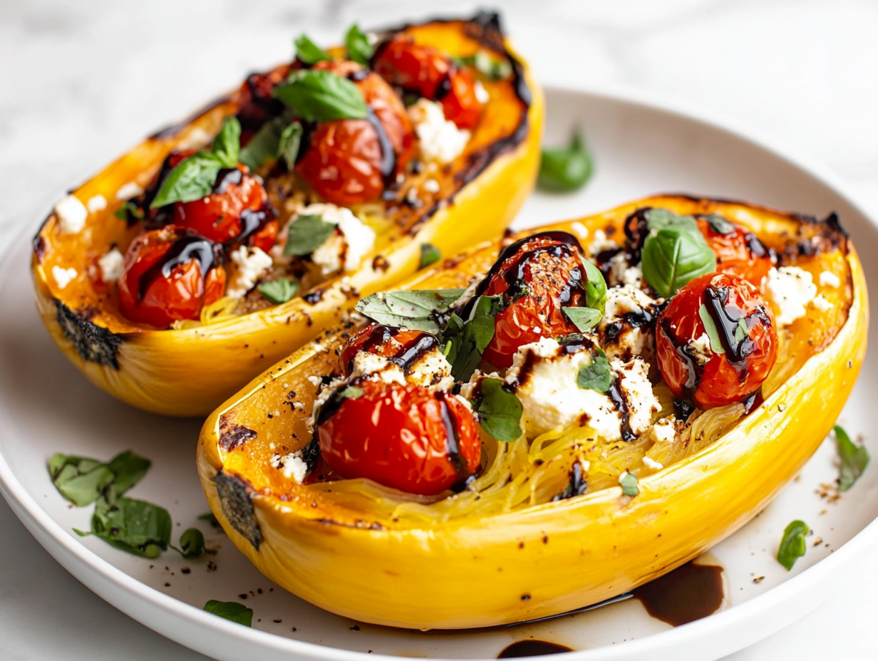 Spaghetti Squash Feta Bake Recipe: Delicious and Simple to Make!