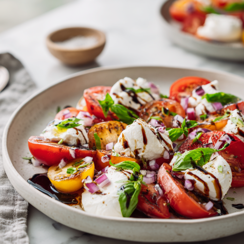 Tomato Burrata Salad Recipe