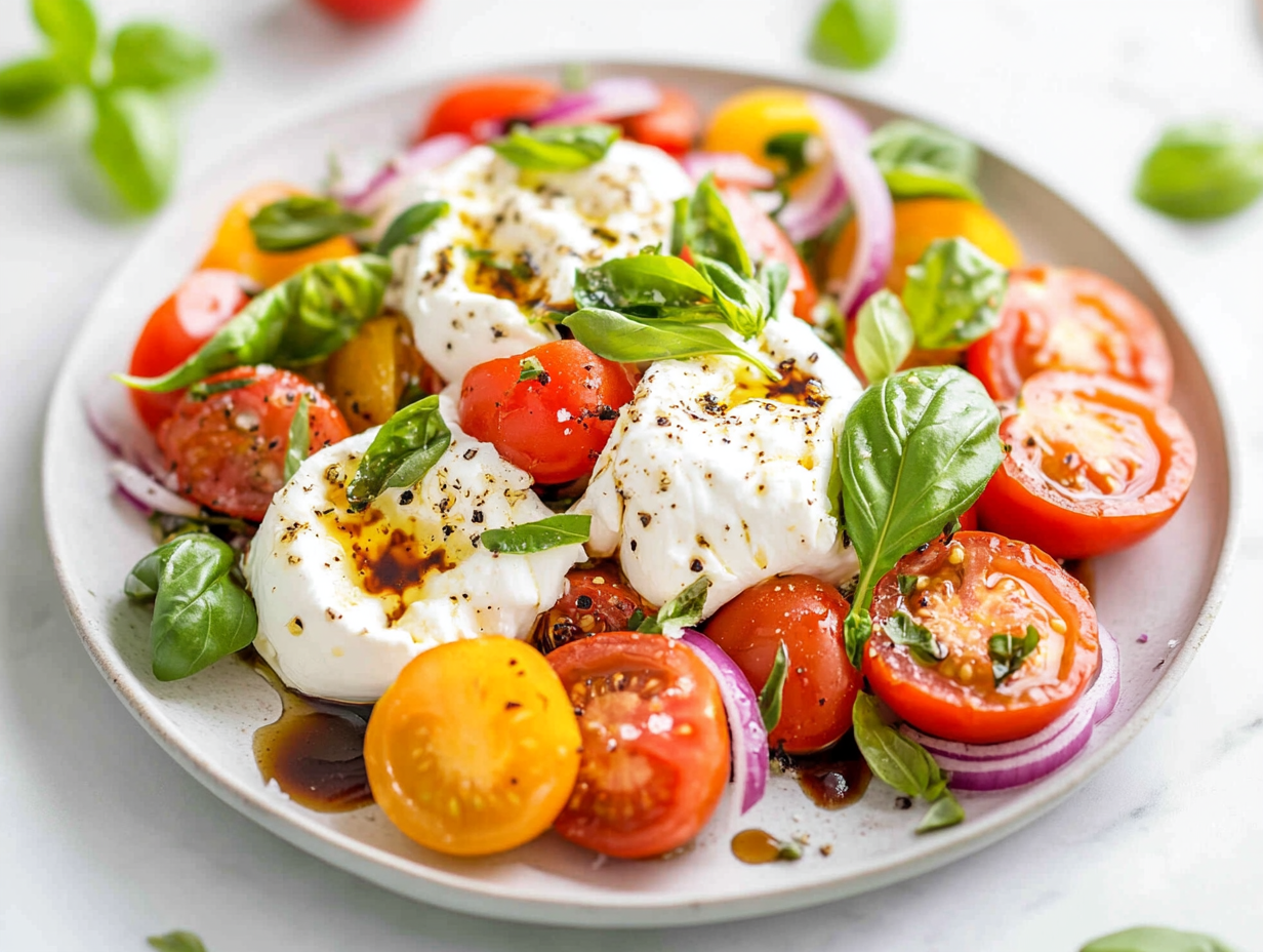 Tomato Burrata Salad Recipe