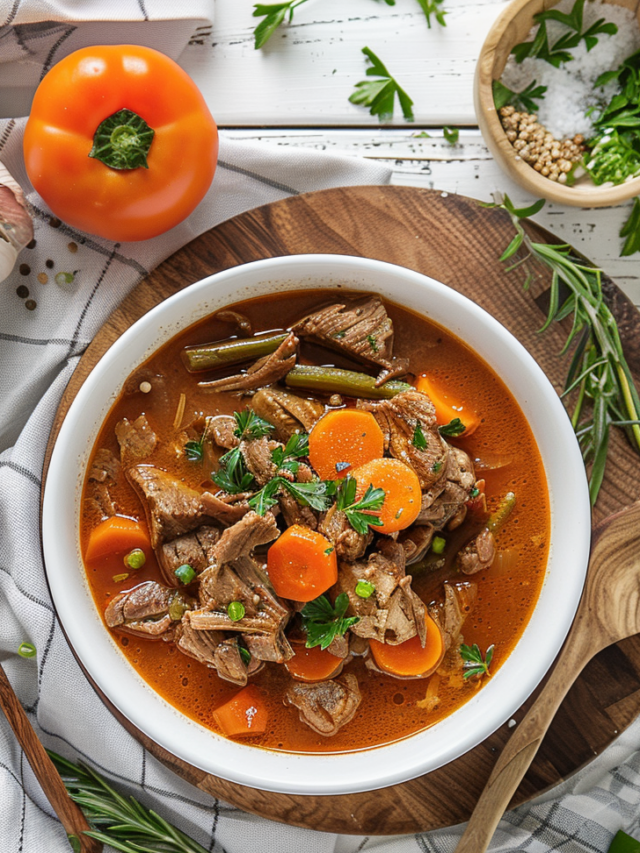 Lamb Soup Recipe - The Fresh Man cook