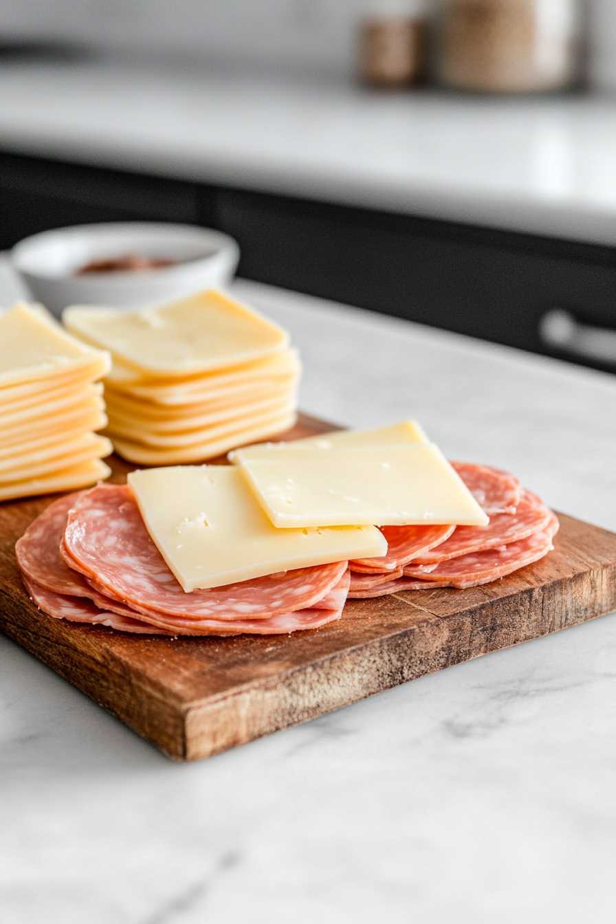 place a ham on