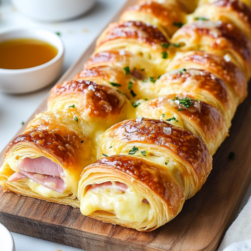 Ham and Cheese Crescent Roll-Up Recipe
