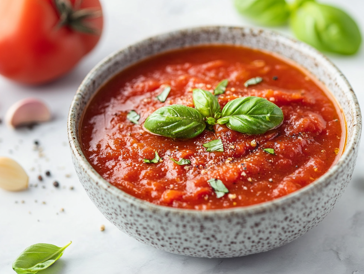 Tomato Basil Pasta Sauce Recipe