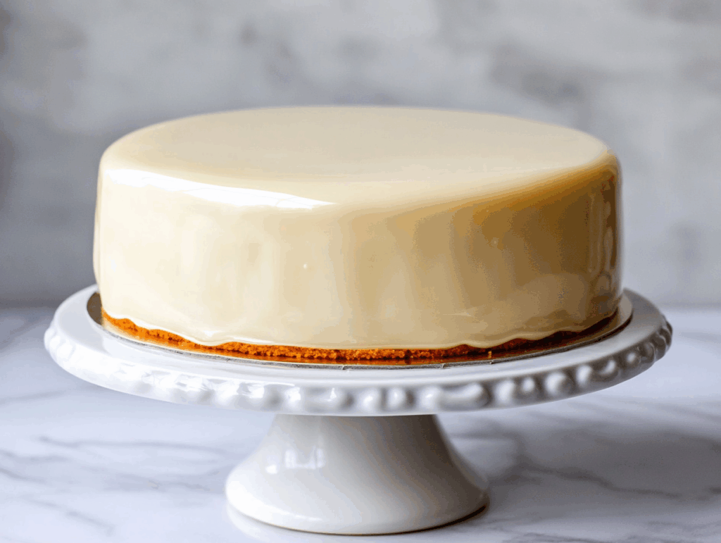 White Mirror Glaze Cake Recipe: Easy Steps to a Glossy Delight!