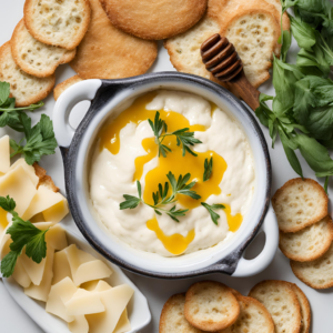 hot honey ricotta dip