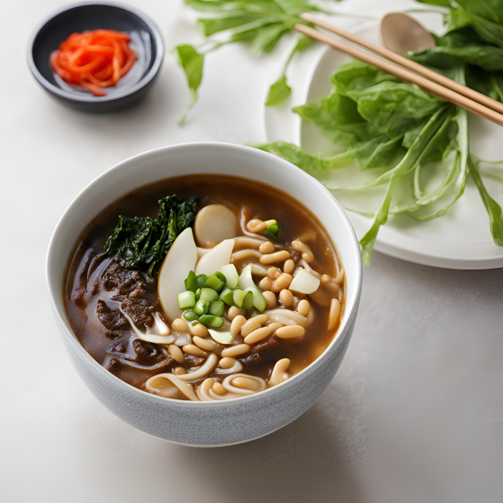 korean soybean paste soup vegetarian