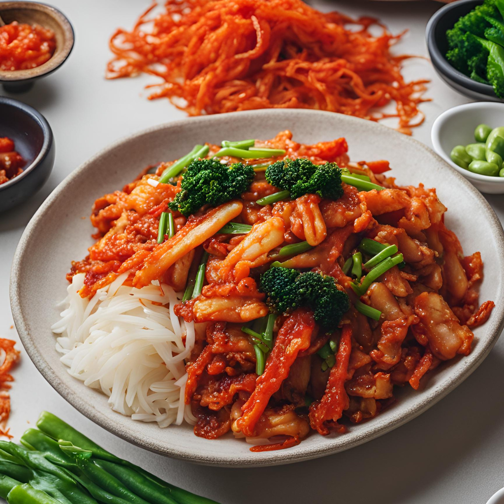 stir fried kimchi