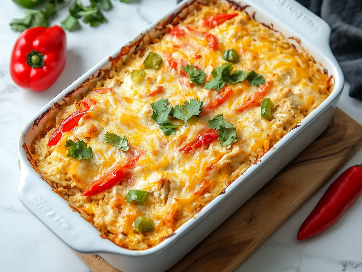 Chicken Fajita Casserole Recipe