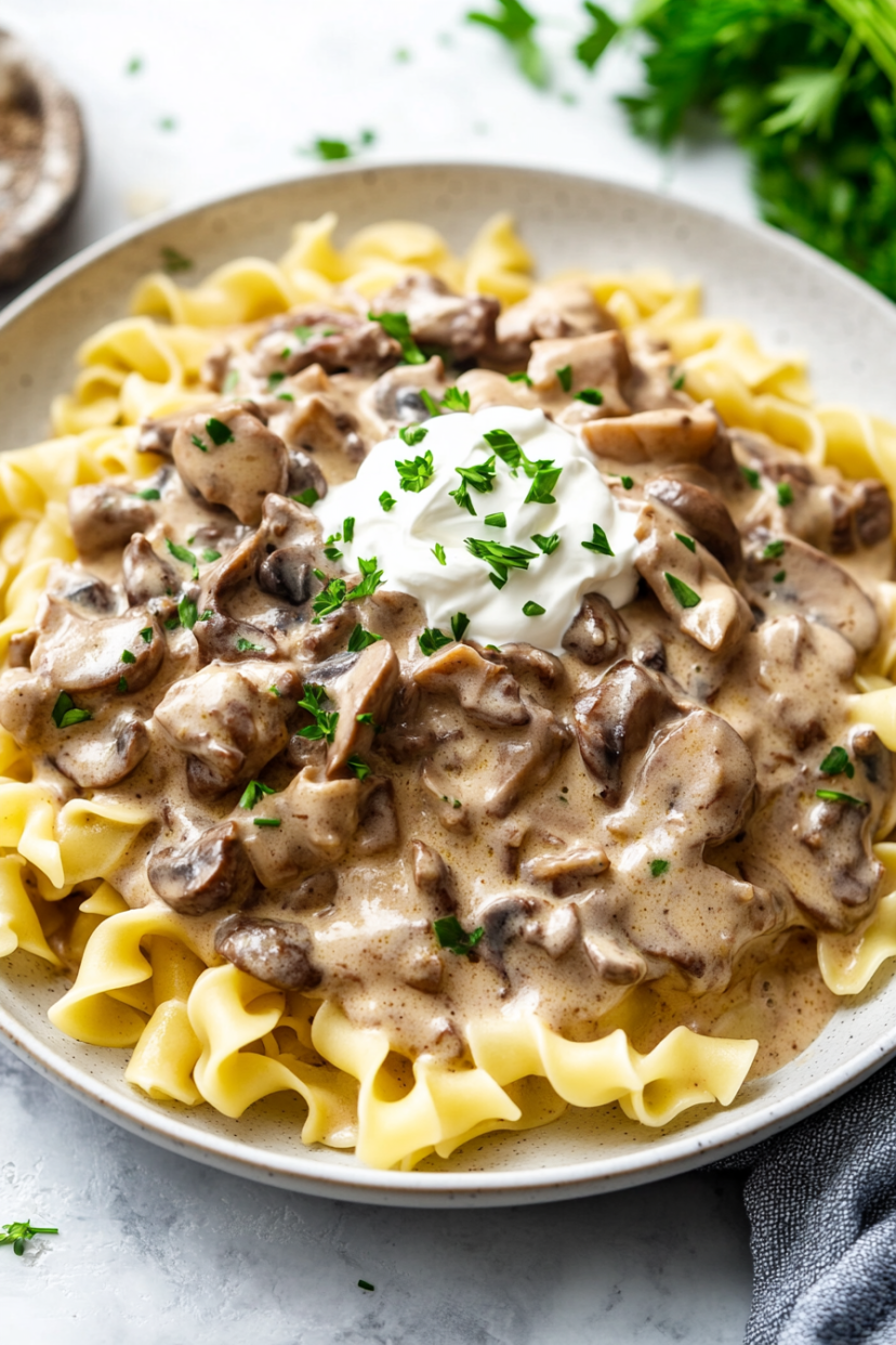 Serve immediately over cooked pasta