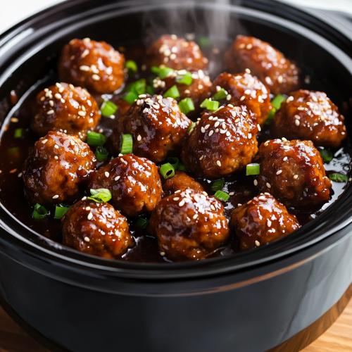 Asian Meatballs Crockpot Recipe