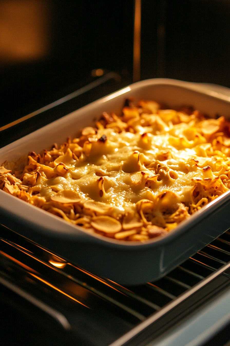 Bake in the preheated