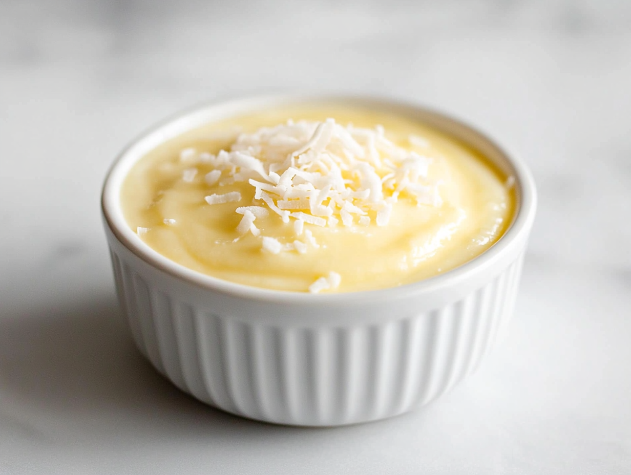 Coconut Pudding (A Deliciously Smooth And Tropical Treat)