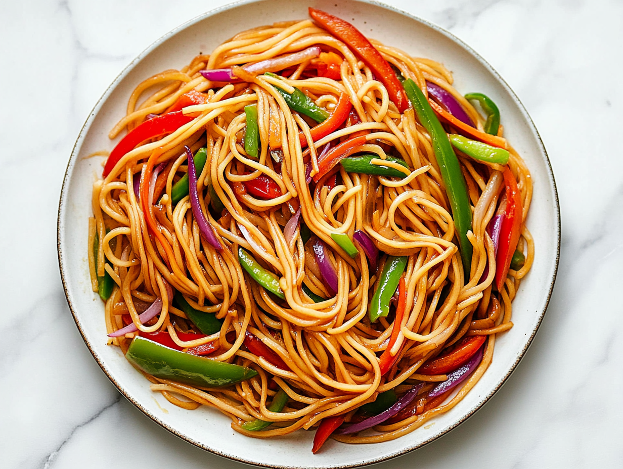 sweet chili noodles