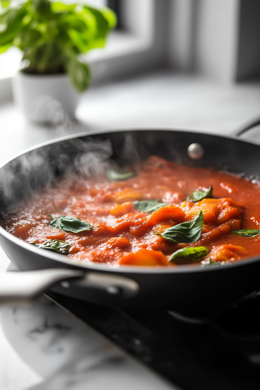let the sauce simmer