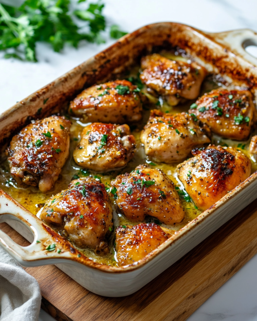 Garlic Butter Baked Chicken Recipe