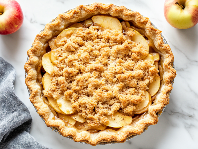 Apple Crumb Pie Recipe