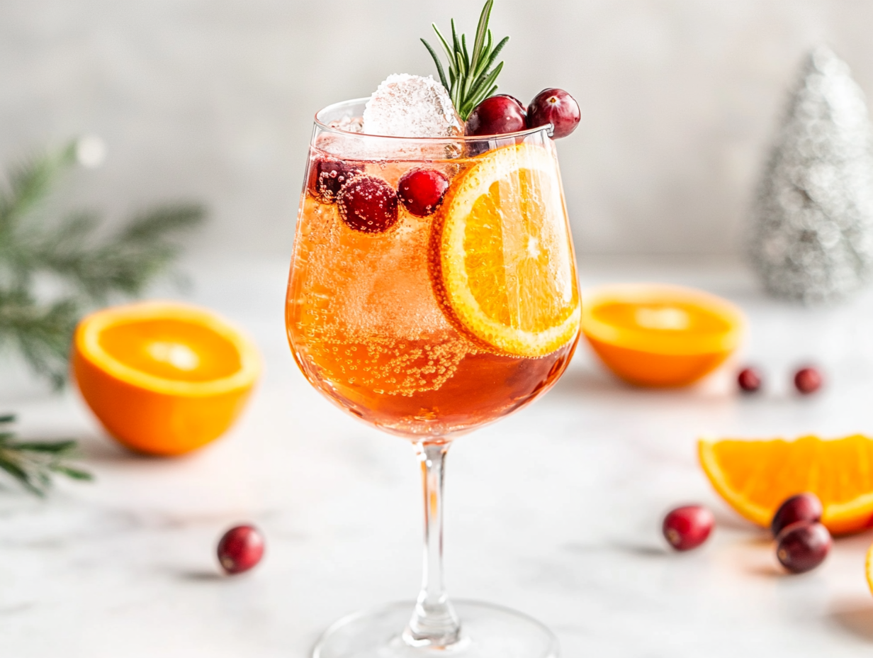 Christmas Aperol Spritz