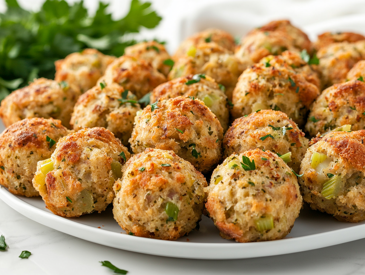 Stuffing Balls Recipe