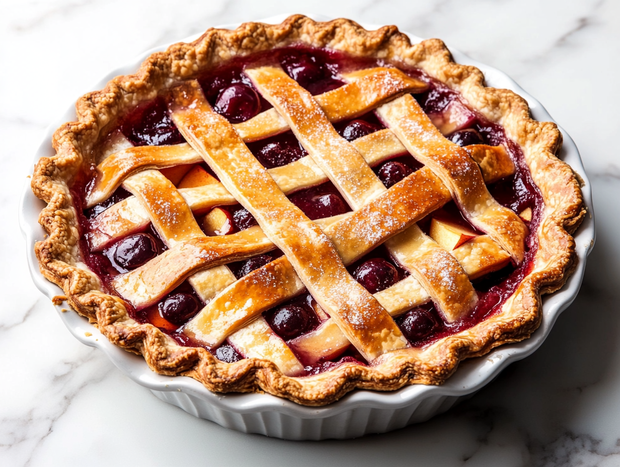 Cherry Apple Pie Recipe