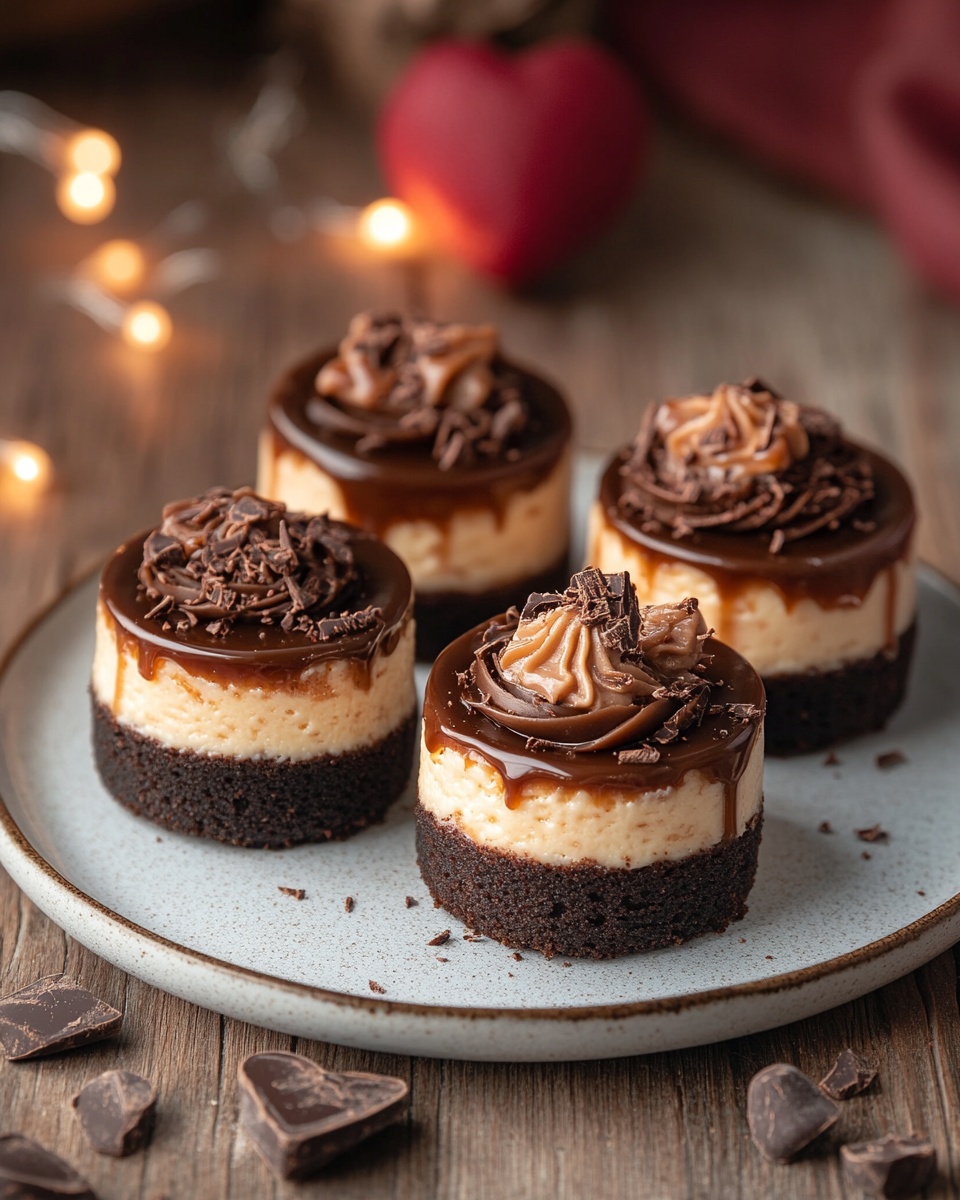 Mini Rolo Cheesecakes