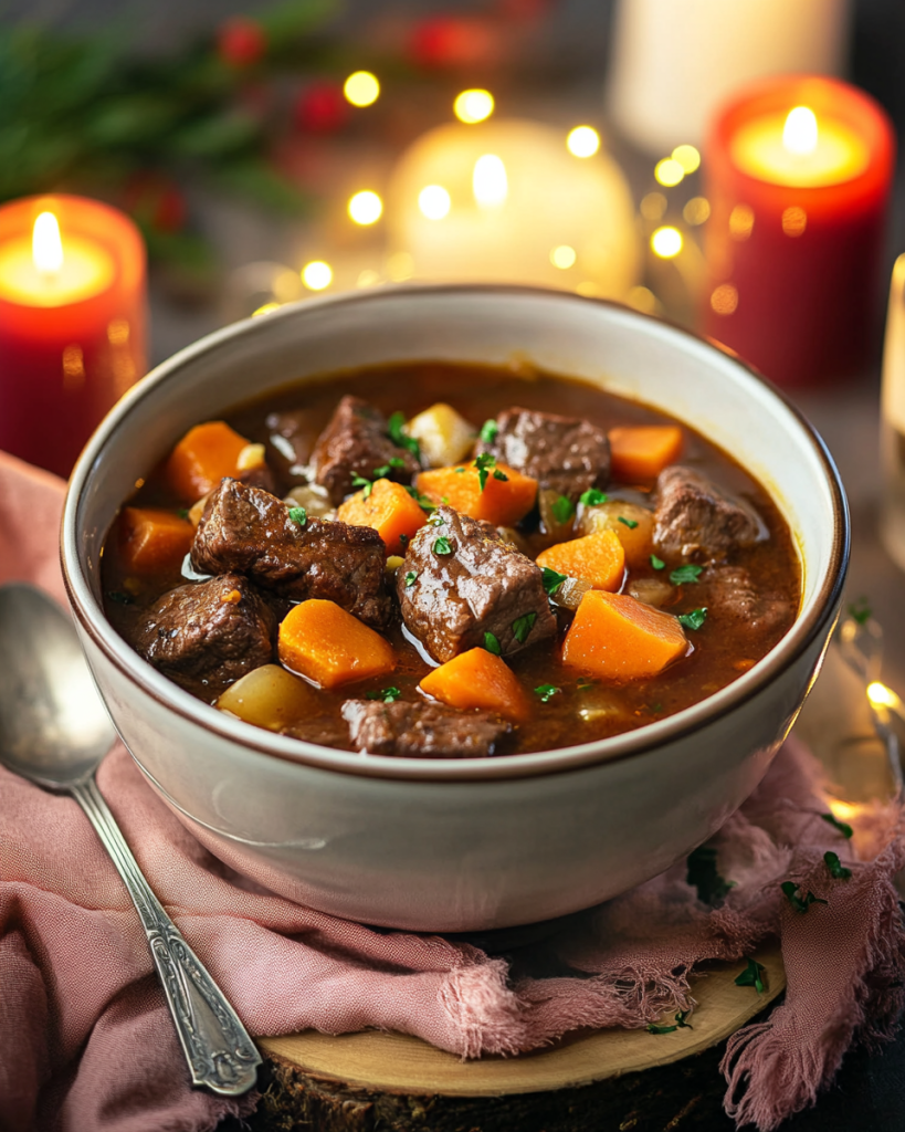 Beef Stew with Sweet Potatoes