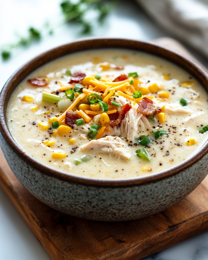 Chicken Corn Chowder Soup Recipe