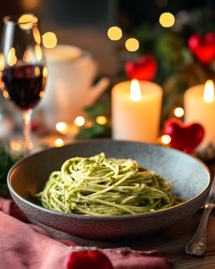 Vegan Avocado Pesto Pasta