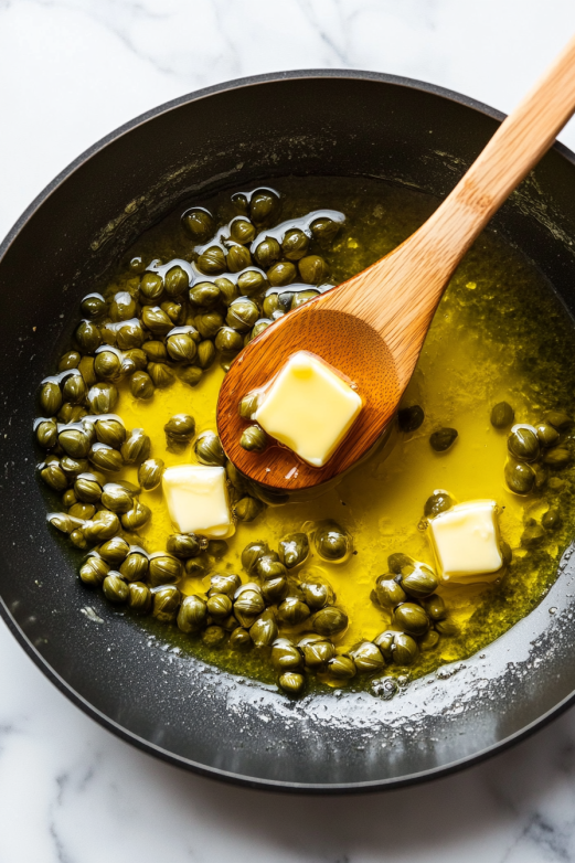 Remove from heat and whisk in butter until melted