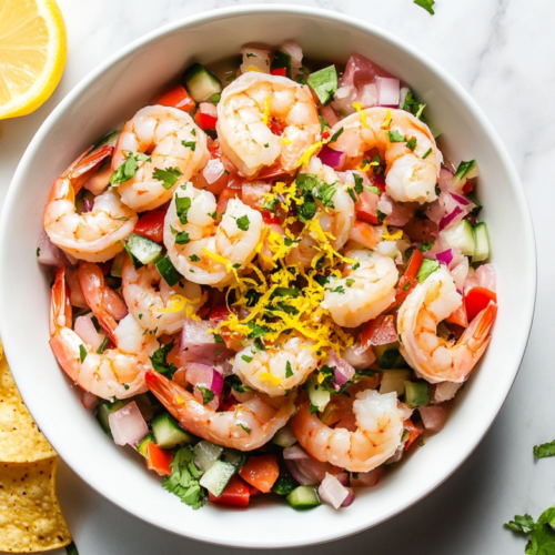 Shrimp Ceviche Recipe is ready to serve