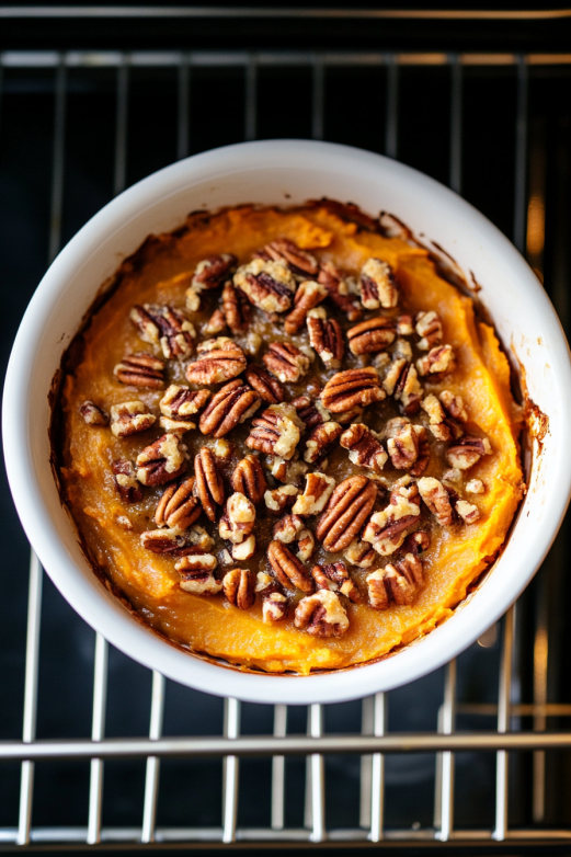 baking the sweet potatoes