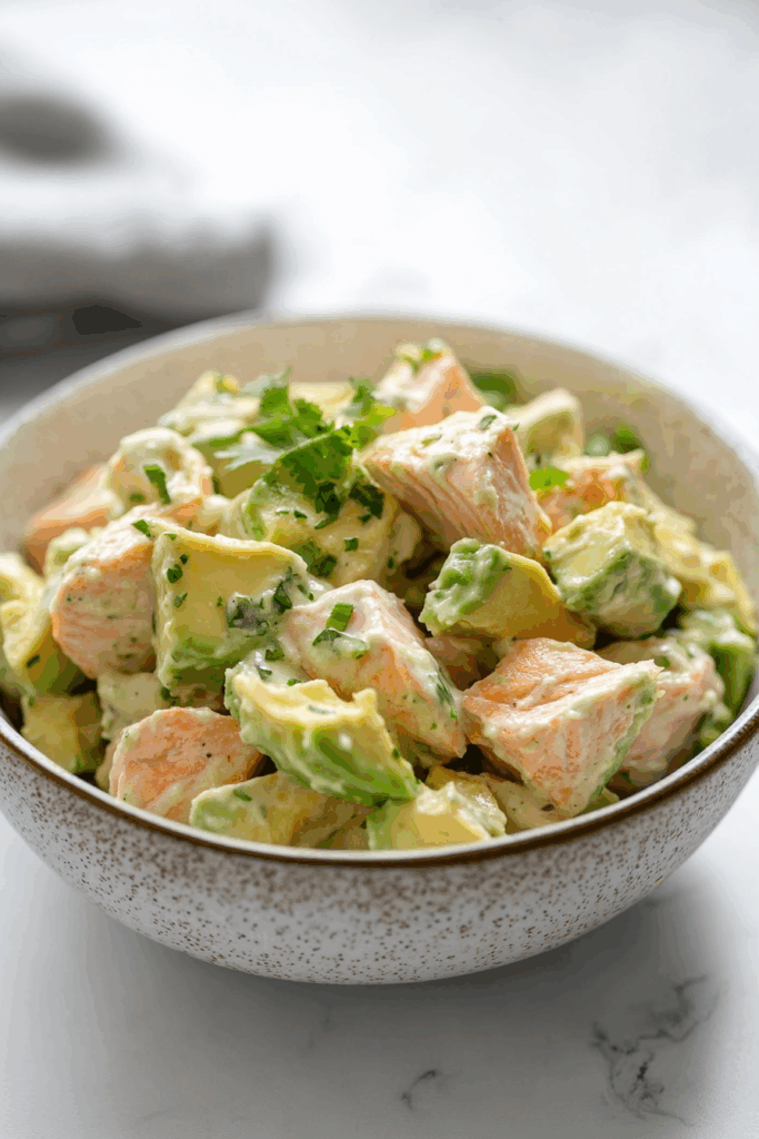 Avocado Salmon Salad Recipe