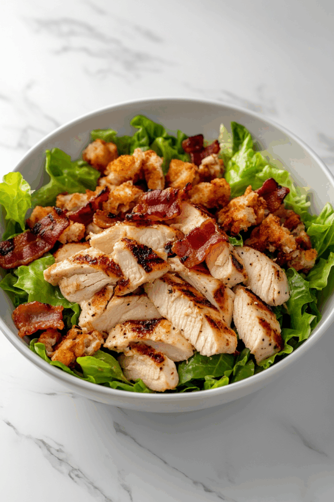 Chicken Bacon Ranch Salad Recipe: Fresh and Flavorful!