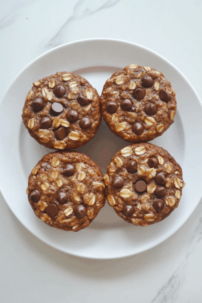 Oatmeal Banana Chocolate Chip Muffins