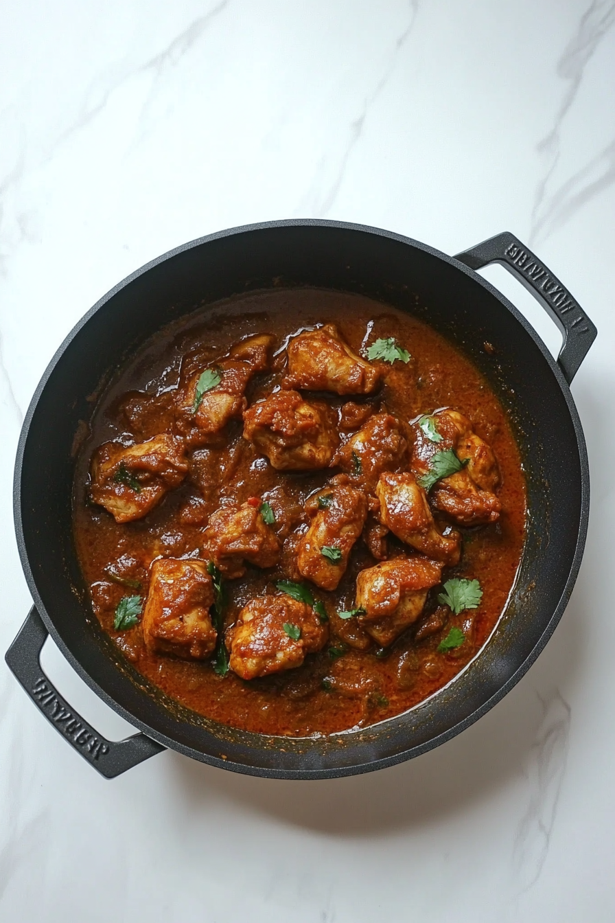 Pour in water, cover and simmer until chicken is tender (around 20–25 mins).