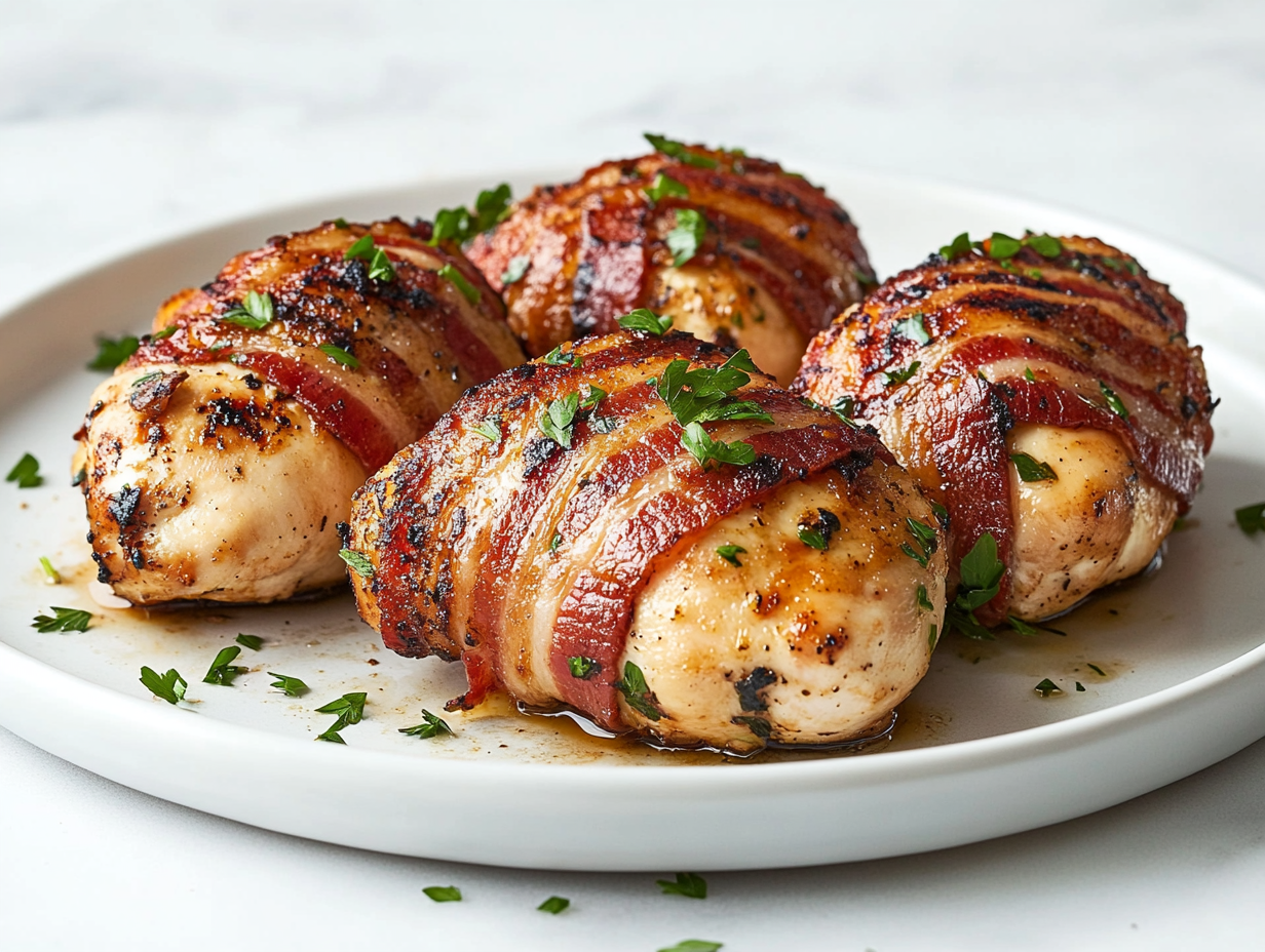 Low-Carb Bacon-Wrapped Chicken Recipe