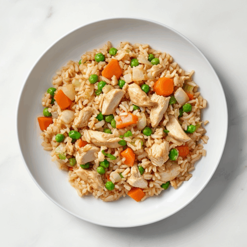 Quick & Healthy Chicken Fried Rice Recipe!