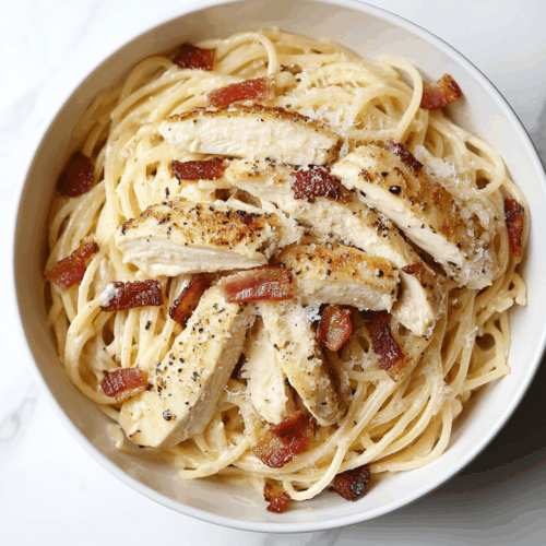 9-Ingredient Best Chicken Carbonara Recipe!