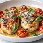 Best Chicken With Cherry Tomatoes Recipe In 35-Minute!