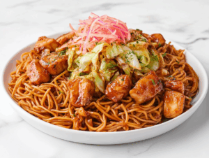 Delicious Chicken Yakisoba Recipe With Simple Ingredients