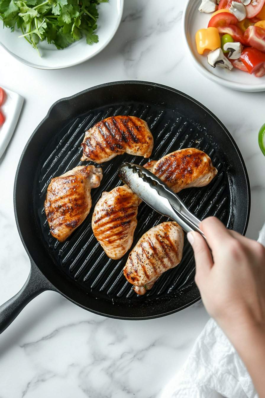 Cook for 7–8 minutes on each side until golden brown and fully cooked.