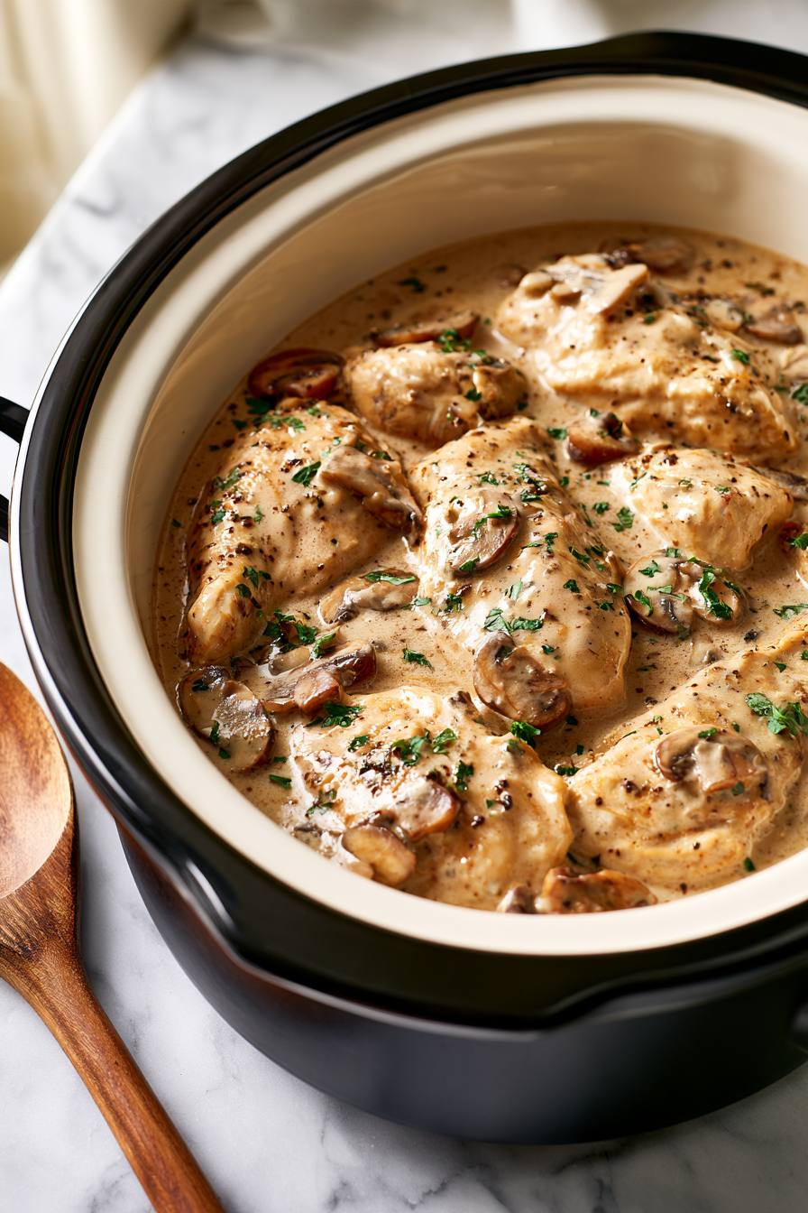 Cover and cook on HIGH for 4 hours or LOW for 6–7 hours