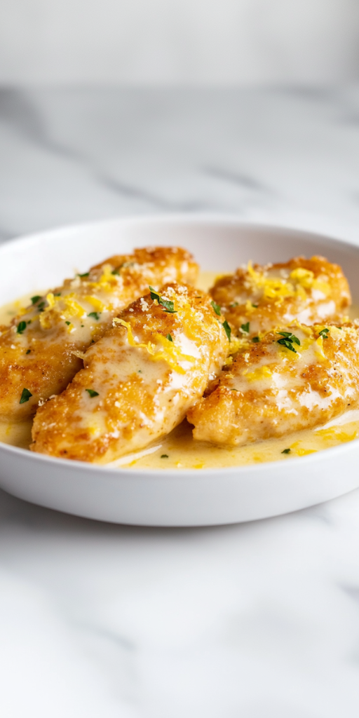 Easy Creamy Lemon Chicken Recipe In 30-Minutes!