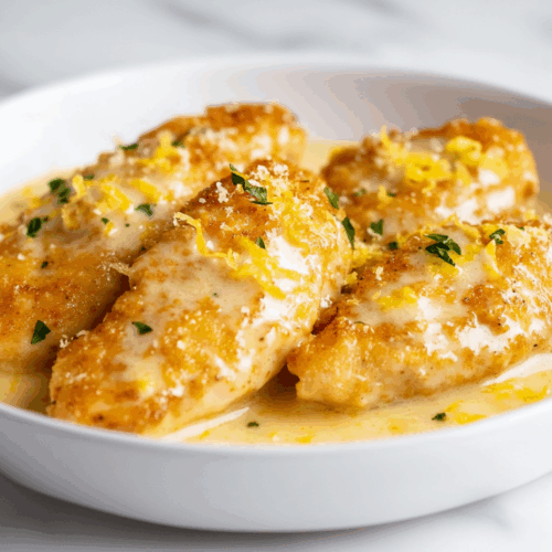 Easy Creamy Lemon Chicken Recipe In 30-Minutes!